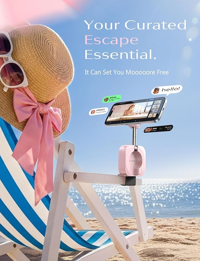LISEN Airplane Travel Essentials Easter Gifts for Teens Women Phone Holder for MagSafe Phone Travel Accessories Gadgets for Men Cruise Must Haves Spring Break Essentials 2026 Valentines Day Gifts Her