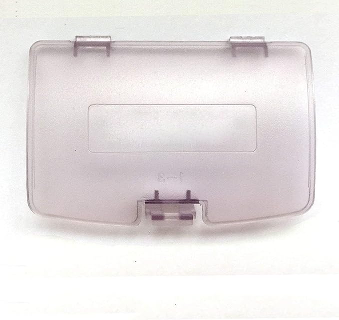 Battery Back Door Cover Lid + Glass Screen Lens for Gameboy Color GBC Replacement (Light Purple)