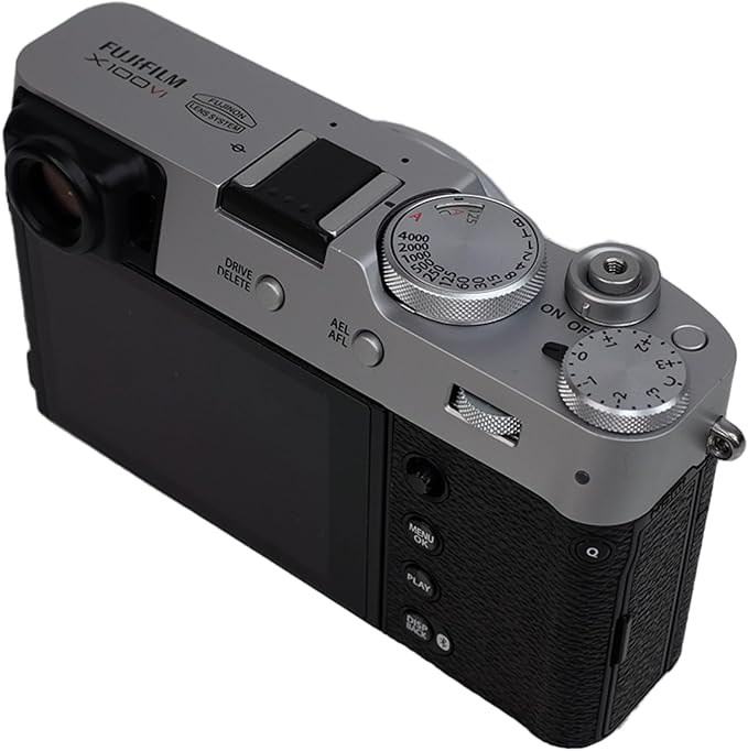 Foto&Tech Metal Hot Shoe Cover Cap Protector Compatible with Fujifilm X100V Camera (Black or Silver) (Black Hot Shoe Cover)