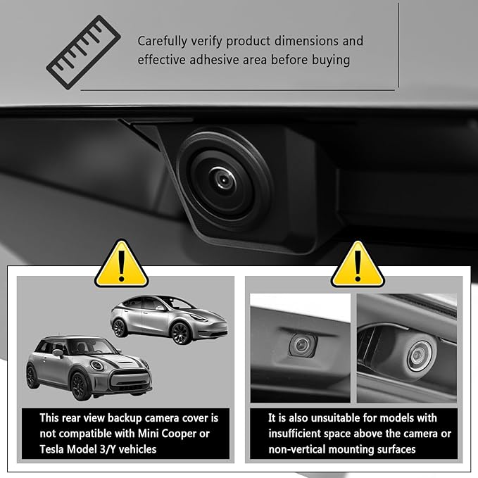 2026 New Wider Backup Camera Rain Shield,Rainproof Reverse Camera Cover for Avoiding Blurry Shots,Non-Destructive Silicone Rear View Cameras Protective Cover with Adhesive