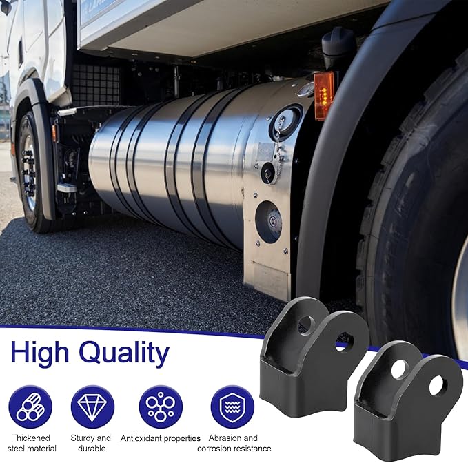 Shock Bracket Weld On Shock Mount - Heavy Duty Brackets for Off-Road Trailers Rear Axle Shock Mount Bracket Kit, Thick Weld On Shock Brackets - 1 Pair