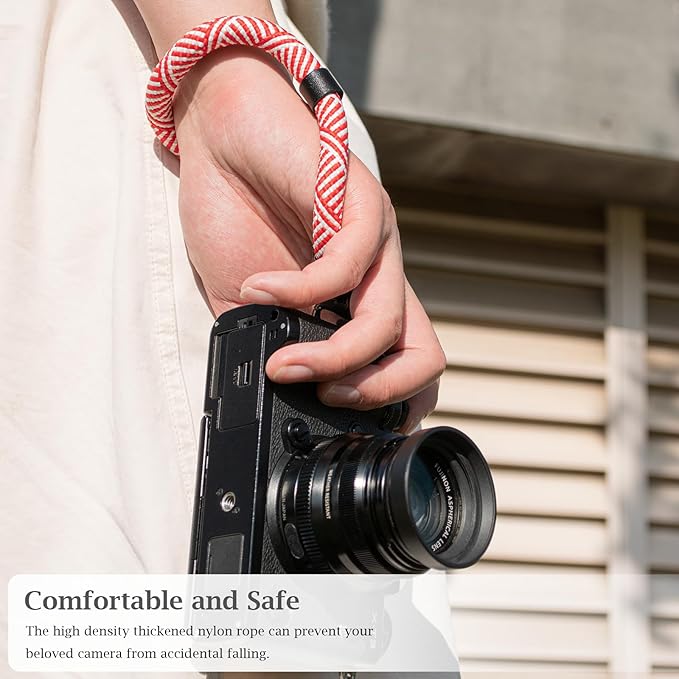 VOVMOEYA Rope Camera Wrist Strap,Camera Hand Strap Compatible with A6400 A6000 A7 IV,for Fujifilm X100V for Nikon Zf Z30 for Canon EOS R6 R7 R8 R10 Camera Wrist Straps for dslr