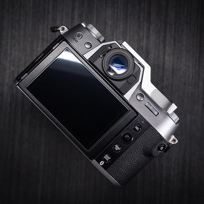 Metal Thumb Up Grip for Fujifilm Fuji X-T50 XT50 Camera, Hot Shoe Thumb Rest Support Grip ，Exclusive Vintage Anti-Slip Pattern, Enhance The camera's Grip Feel (Silver)