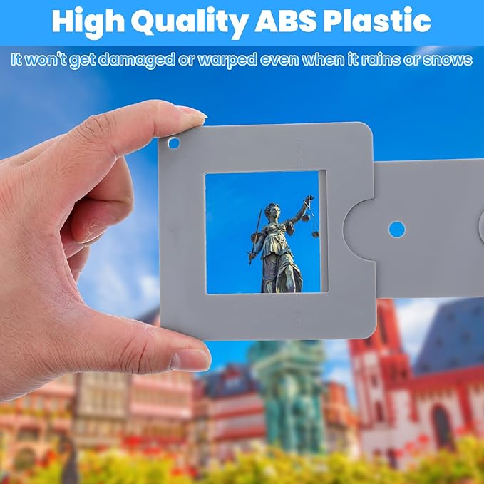 2Pcs Portable View Finder, View Finder with Sliding Mechanism, Adjustable Custom Viewfinder, Color Isolation Viewfinder for Photography Drawing Sketching Craft Projects