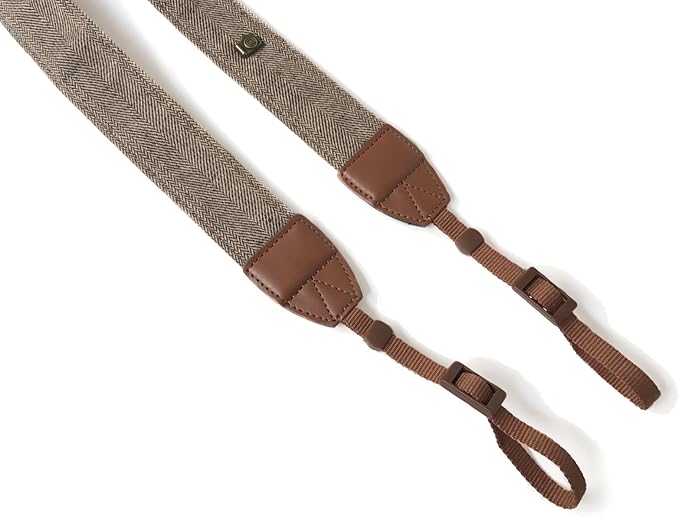 Alled Camera Strap Neck, Adjustable Vintage Soft Camera Straps Shoulder Belt for Women/Men,Camera Strap for Nikon/Canon/Sony/Olympus/Samsung/Pentax ETC DSLR/SLR
