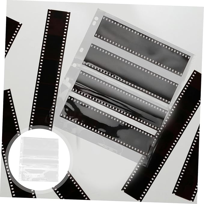 10pcs Archival Photo Sleeves Negative Sleeves for Film Dry Erase Pockets Heavy Duty Protectors