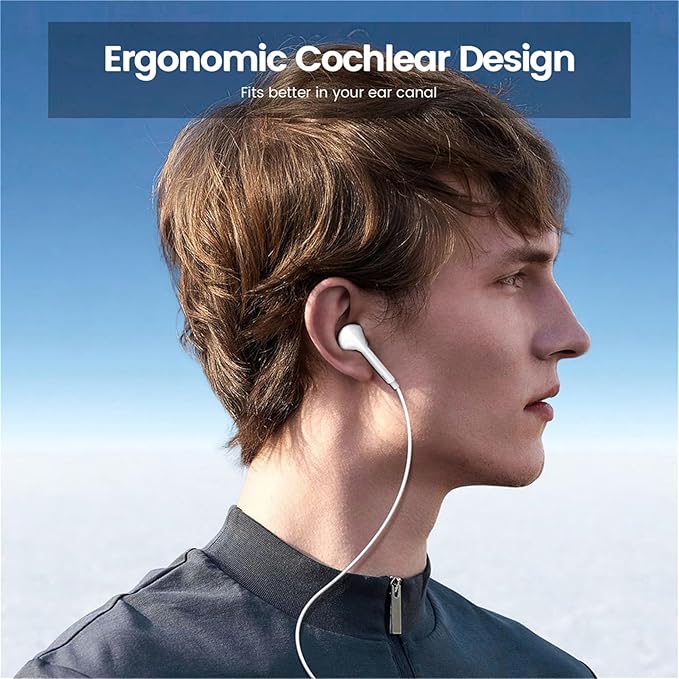 2-Pack MFi Certified Wired Earbuds for iPhone, Built-in Mic & Volume Control, Noise Reduction, Compatible with iPhone 14/13/12/11/X/8/7/SE/Pro/Max/Plus, All iOS Systems