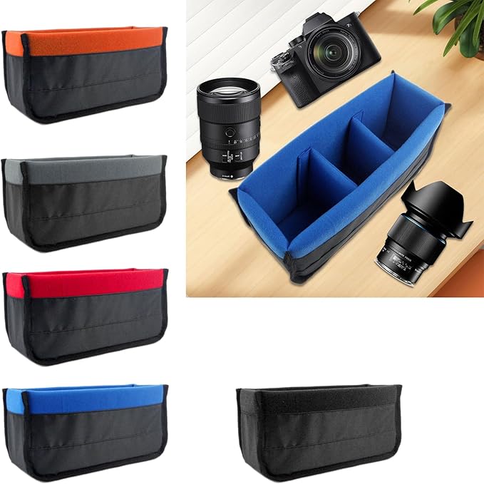 Shockproof DSLR Camera Insert Organizers Case Partition Divider Protections Bag Shockproof Camera Case