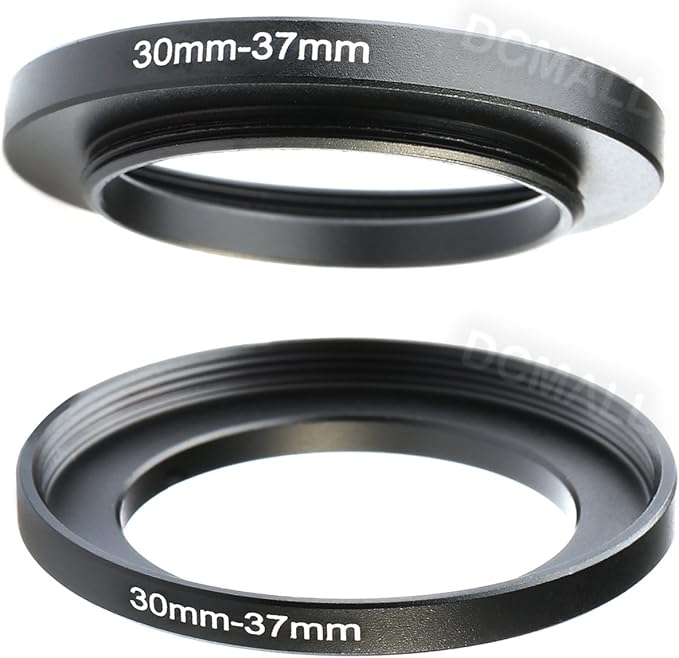 K&F CONCEPT 11pcs Metal Stepping Rings Step Up Ring Set 26-30MM 30-37MM 37-43MM 43-52MM 52-55MM 55-58MM 58-62MM 62-67MM 67-72MM 72-77MM 77-82MM Compatible with Canon Nikon DSLR Cameras Lens