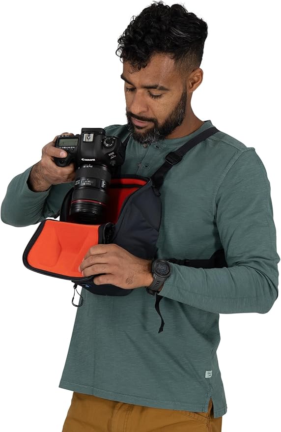 Osprey Camera Chest Rig, Charcoal Grey