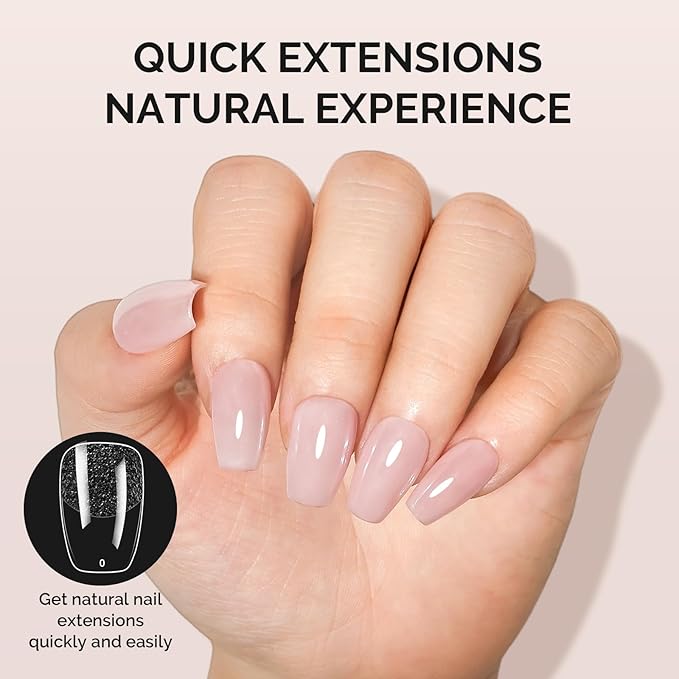 MelodySusie Short Ballerina X Nail Tips - 300Pcs 15 Sizes Clear Acrylic, Half Matte Full Cover Press on Nails for DIY Extension & Salon Use,Pre-Shaped for Long-Lasting Manicure