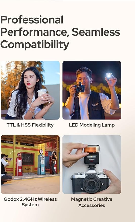 Godox iT32 TTL Camera Flash with X5O Flash Trigger for Olympus Magnetic Detachable,Instant On/Off-Camera Switch,LCD Touchscreen Speedlight,TTL HSS 2.4GHz Wireless Trigger,GN18 1.5s Recycle,Weddings