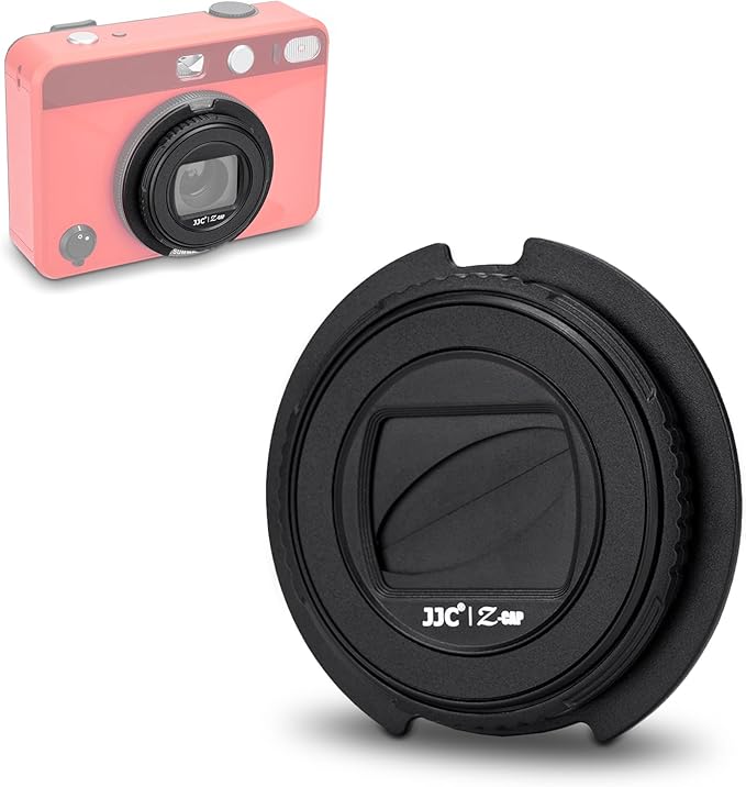 Lens Cap Cover Protector for Leica Sofort 2 Instant Camera, Rotate to Open or Close Leaves, Anti-Scratch Dustproof Protective Lens Cap Accessories for Leica Sofort 2 Camera - Black