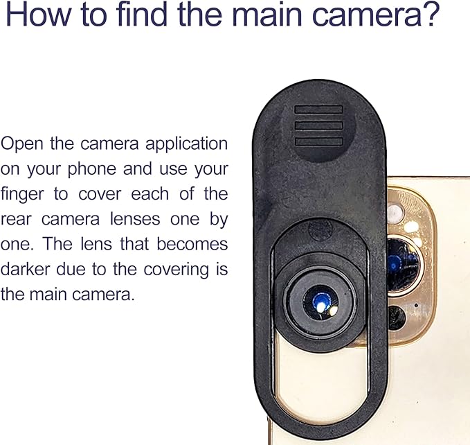 FotoZ 105mm Macro Lens with 17mm Phone Lens Clip, for iPhone & Samsung Galaxy Most Smartphones, Compatible with SmallRig iPhone Samsung Smartphone Cage Case