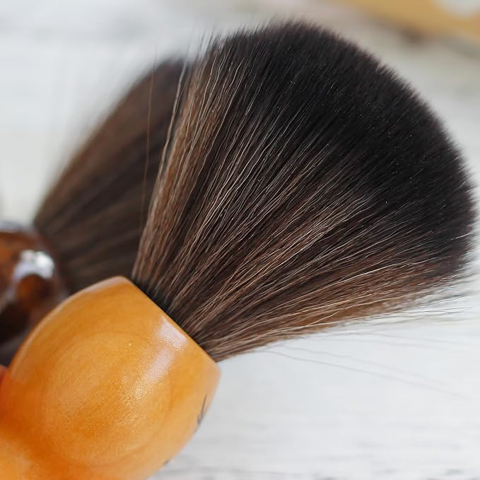 Small Vinyl Record Cleaner with Wooden Handle - Vinyl Record Brush for Anti-Static Cleaning Accessories (Wood Deer)