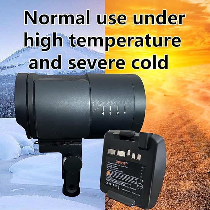 Replacement Li-ion Battery Compatible with Profoto B10/B10 Plus Camera Flash 14.4 V 3000 mAh/43 Wh