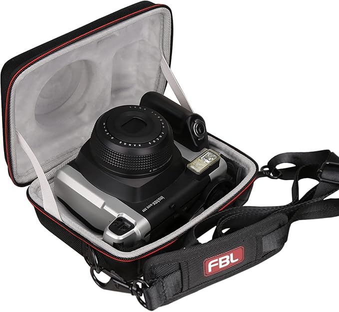 FBLFOBELI Hard Carrying Case For Fujifilm Instax Wide 300 Instant Film Camera, Portable Travel Shockproof Camera Storage Bag With Shoulder Strap (Case Only)