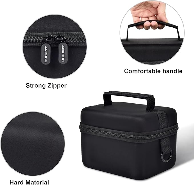 ANKHOH Vlogging Camera Case for Duluvulu/for Zostuic/for YIGLLO/for Gavonde/for Canon/for Kodak Pixpro Digital 4K 5K Camera Carrying Travel Bag for SD Cards, Accessories(Box Only)