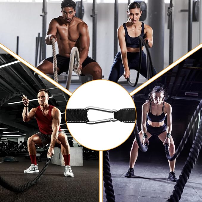 Battle Rope Anchor Strap Kit Accessories for Home Gym Outdoor Muscle Workout Equipment