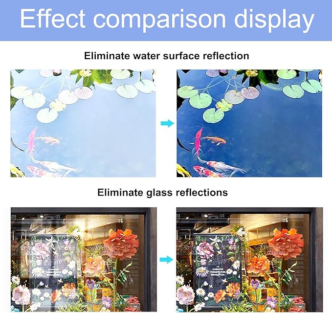 STARGAZ 52mm Clip-On CPL Phone Camera Filter, Circular Polarizer Filter with Upgraded Clip, Cpl Filter for iPhone 15 14 13 12 Pro Max, Samsung BLU Moto Google TCL Phone Xiaomi and Other Smart Phoness