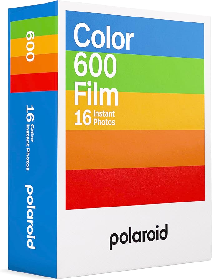 Polaroid Color Film for 600 Double Pack, 16 Photos (6012) (Pack of 2)