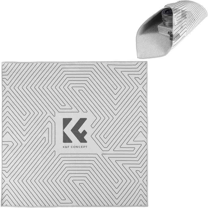 K&F CONCEPT Lens Camera Protective Wrap, Anti-scratch Lens protector, Magic Self-Adhesive Cloth Camera Wrap for Camera Lens/DSLR/Accessories