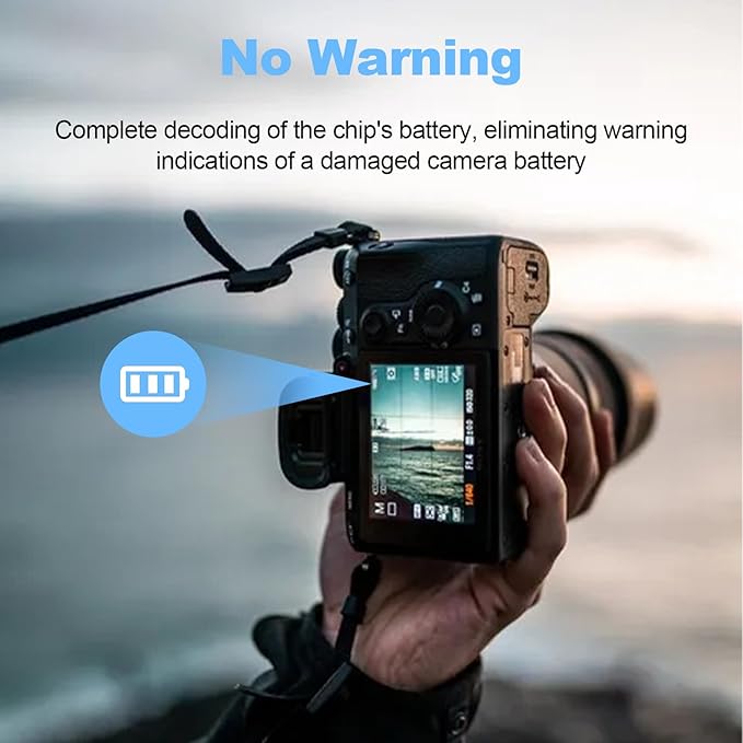 EN-EL15C/EN-EL15 /EL15a/EL15b Battery - Compatible with Nikon Z8 Zf Z7 Z7II Z6 Z6II Z5 Z5II D7000 D7100 D7200 D7500 D500 D600 D610 D750 D780 D800 D850 D810 Digital SLR Camera Battery