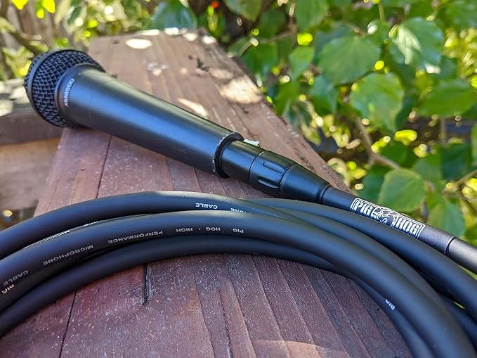 Pig Hog PHM3 8mm Tour Grade Mic Cable, XLR 3ft - 2-pack