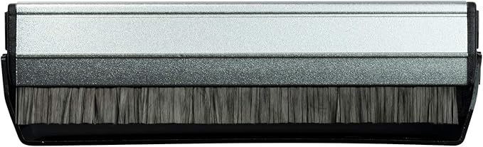 Music Hall H1 Carbon Fiber Vinyl Record Cleaning Brush with Anti-Static Fibers and Support Stand