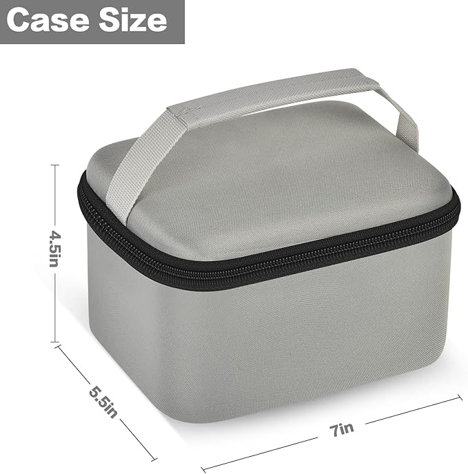 Portable Carrying Case Compatible with Polaroid Now 2nd/ for 3rd Generation I-Type Instant Camera/for Now/for Now+/ for OneStep 2 VF/for OneStep+ Instant Film with Mesh Pocket - Grey