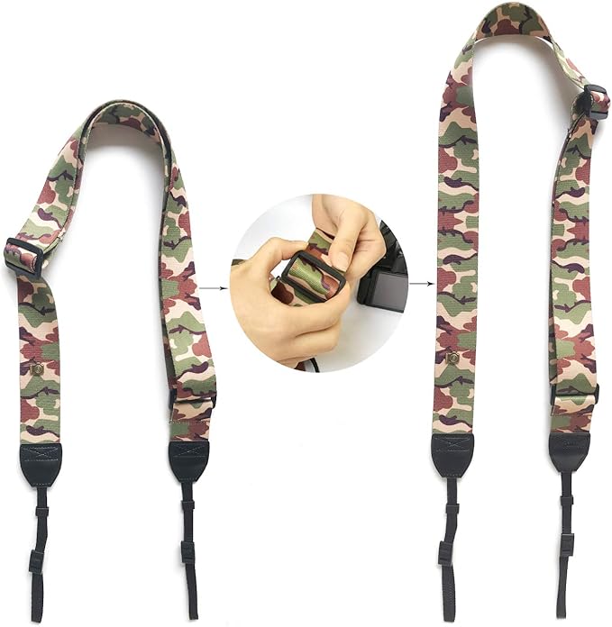 Alled Camera Strap Neck, Adjustable Vintage Soft Camera Straps Shoulder Belt for Women/Men,Camera Strap for Nikon/Canon/Sony/Olympus/Samsung/Pentax ETC DSLR/SLR