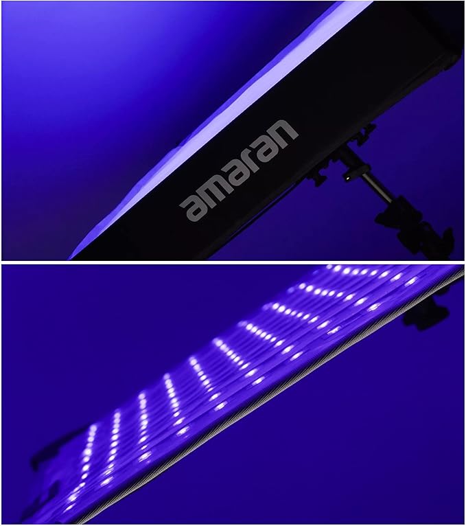 Aputure Amaran F22c 200W RGBWW Flexible LED Mat with Honeycomb Grid CRI 95+ CCT 2500K to 7500K Support Sidus Link App Control Built-in 15 Lighting FX