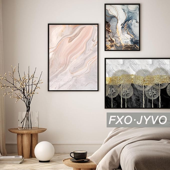 18x24 Picture Frame Set of 6, Display Poster 16x20 with Mat or 18 x 24 Without Mat, Light Weight and High Transparent 18 by 24 Frame for Wall - 6 Pack/Black/18 x24