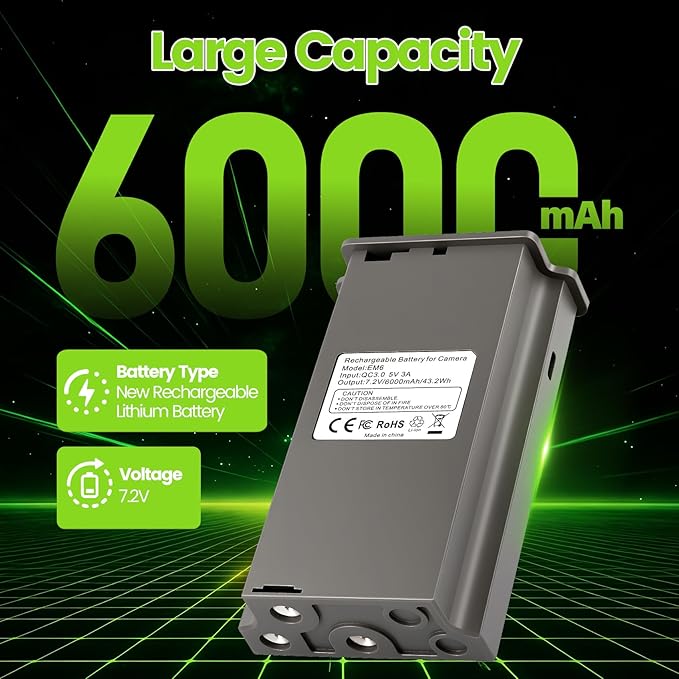 New Reveal Lipo Lithium Battery 4 Packs Rechargeable Hunting Camera Battery for Reveal Cellular Trail Compatible with Trail & Game Camera Ultra,X Pro,X Gen 3.0,X Gen 2.0,X,Pro 3.0,XB,SK