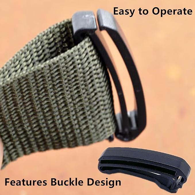 2 Pcs Backpack Webbing Strap Belt, Backpack Strap Keeper Lightweight Strap Supplies, Tri Glide Slide Webbing Strap Keeper Webbing Connecting Clip Webbing Ending Clip Plaastic Slide Buckle for Bag