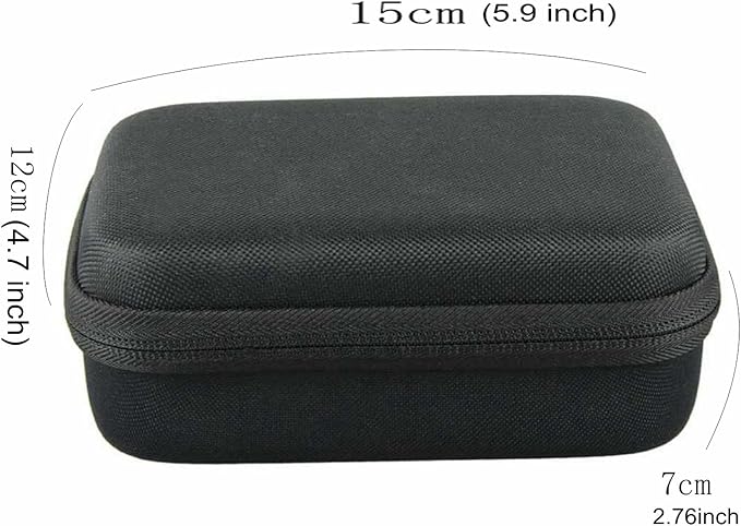 Small Carrying Case Compatible with Gopro Hero 13 12 11 9 8/AKASO EK7000 Brave 4 Brave 7/DJI Osmo Action 5 Pro/ODDV/APEXCAM/Pro Xtreme Action Camera, EVA Storage Bag