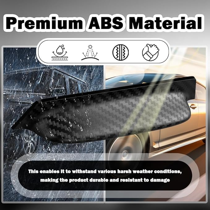 2PCS Backup Camera Rain Shield,Carbon Fiber Backup Camera for Car Anti-Rain Cover for Clear Rear View,Universal Reverse Cameras for Car Rain Cover Fits Cars/SUVs/Trucks (Black/2PCS)