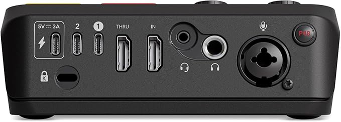 RØDE X Streamer X Professional Integrated Audio Interface and 4K Video Capture Card with XLR, HDMI and TRRS Connectivity for Streaming, Gaming and Content Creation