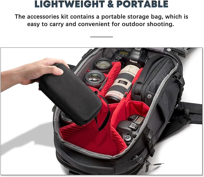 TOAZOE TR-09 Magnetic Flash Accessories Kit for Godox V1/V100/AD100/AD200 Round Head Speedlite Flashes, Flash Diffuser Kit Includes Dome Diffuser, Diffuser Panel, Barndoor, Honeycomb Grid