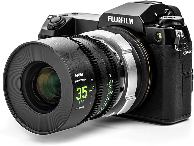 NiSi Athena PL-GFX Adapter for PL Mount Lenses to Fujifilm G-Mount Mount Cameras