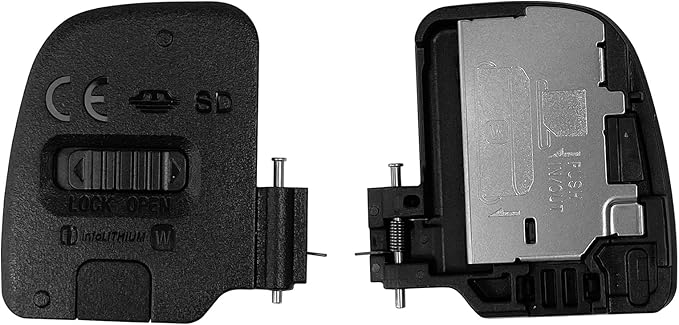 Replacement Battery Door Cover, Camera Battery Door Cover Battery Door Protective Lid Battery Compartment Replacement Lid Cover for A6000 ILCE 6000 Camera