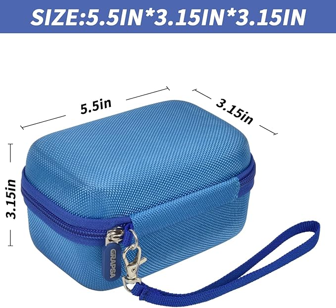 Digital Camera Case Compatible with Duluvulu for Oiadek for Zostuic for TEBNGIHNM for Canon G7 X Mark III/II 4K Vlogging Camera. Storage Holder Bag for Canon PowerShot (Box Only) - Blue