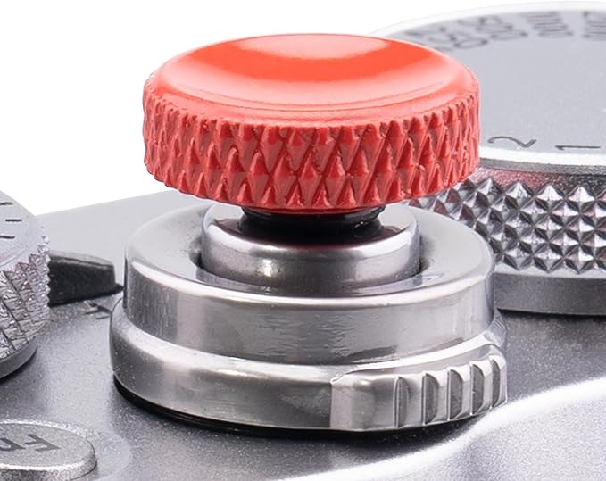 Camera Shutter Button,Soft Shutter Release Button Red(3 Pack)