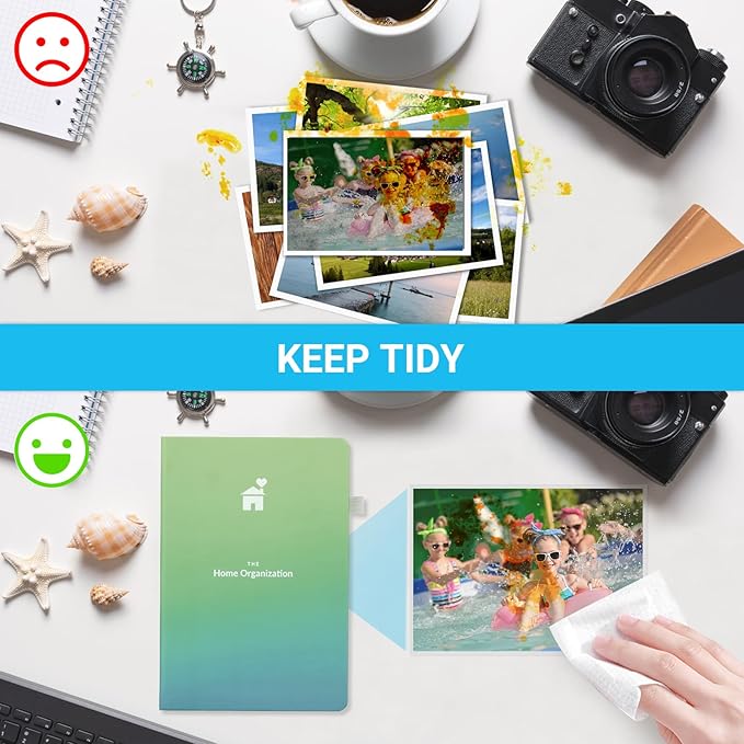 4x6 Photo Sleeves (100 Pack) – Top Loading Sheet Protectors, Archival Safe & Waterproof Plastic Photocard Sleeve, Soft Clear Sleeves for Photos, Postcards, Recipe Cards