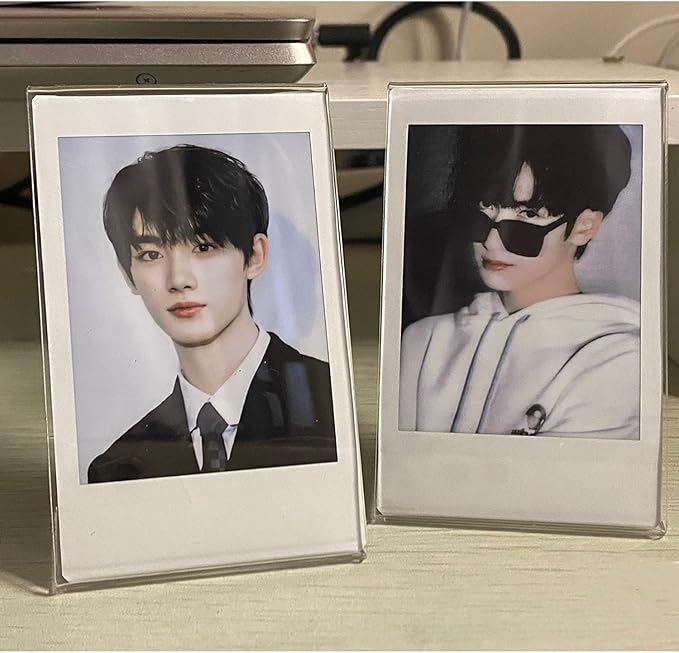 SULEPE 5 Packs Instax Mini Picture Frame, 2x3 Desk Polaroid Photo Frame, Small Wallet Size Frame, Acrylic Cute Photo Frame for Fujifilm Instax Mini Instant Films 2.1 * 3.4”