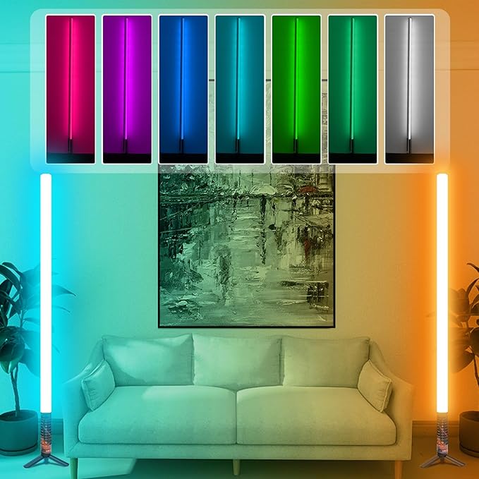 Portable LED Video Light Mood1 Photography Light Stick,Dimmable & Memory,Built-in 2000mAh Battery,4FT RGB Photo Lamp for YouTube,TikTok,Game Streaming,Party Bar (120cm)