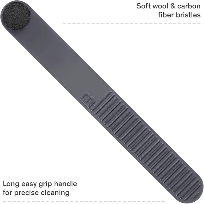 Boundless Audio Stylus Cleaner Brush - Carbon Fiber Anti-Static Stylus Brush for Turntable Needle Cleaning
