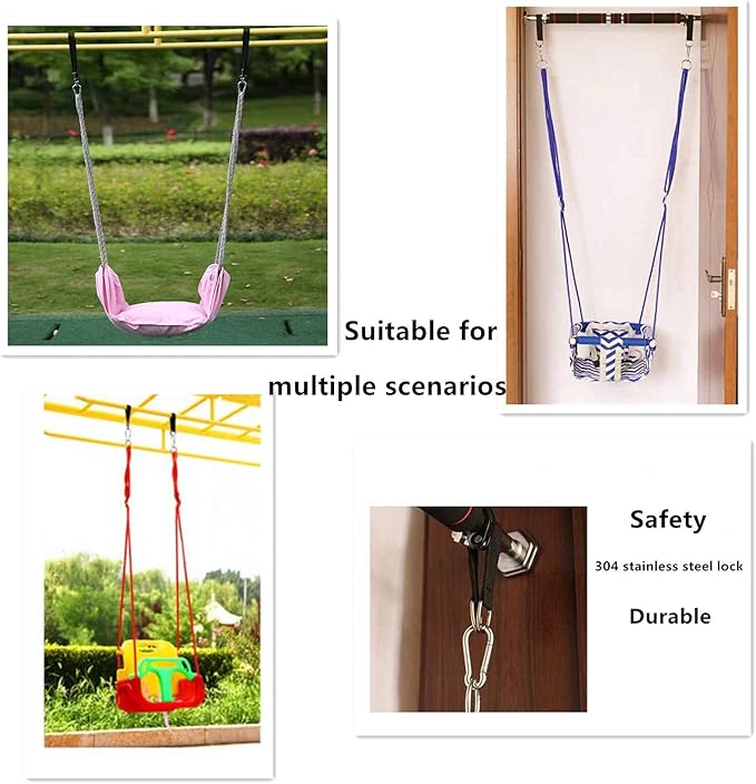 Tree Swing Straps Hanging Kit,Short Strap Sling 2Pcs 9.84inches Heavy Duty Hanging Straps Hammock Straps for Swing,Hammocks Hangers,Seat,Yoga,Sandbags,Pulley System,Home Gym