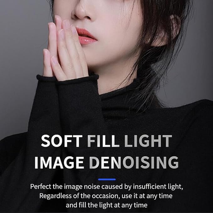 LED Video Light for Osmo Pocket 3, Fill Light Vlog Selfie Light with Bracket, Portable Photography Lighting for Osmo Pocket 3 Camera Tripod Phone