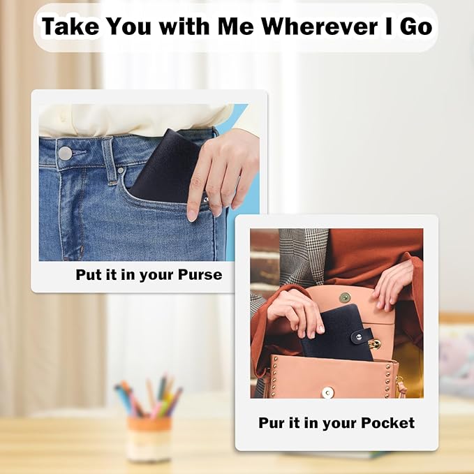 52 Pockets Mini Photo Album Fits Polaroid 600/i-Type/SX-70 Instant Film & Fujifilm Instax Wide 300/400 Instant Photos,PU Leather Cover 3.5x4.25 Inch Pictures Book (Black)